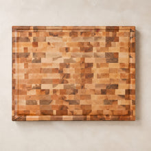 Bridlewood luxury cutting board alternate product angle for corporate gifting by Write On Wood.