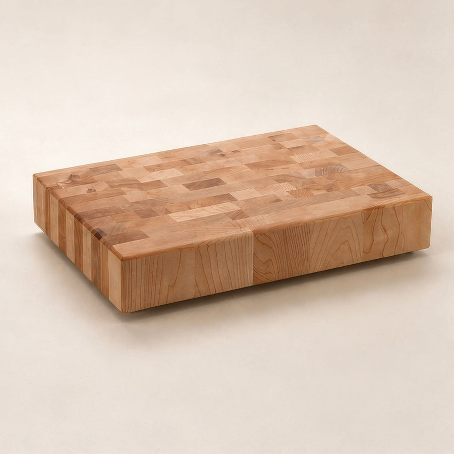 Elmwood luxury cutting board primary product view for corporate gifting by Write On Wood.