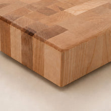 Elmwood luxury cutting board detail view for corporate gifting by Write On Wood.