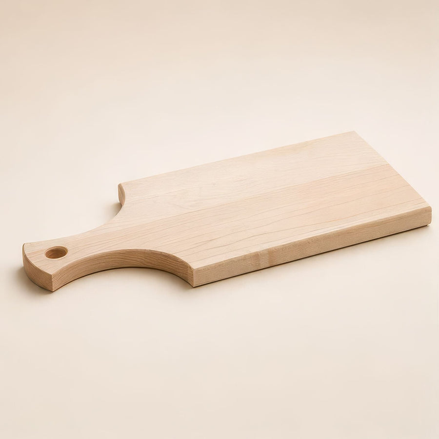 Montclair maple cutting board primary product view for corporate gifting by Write On Wood.