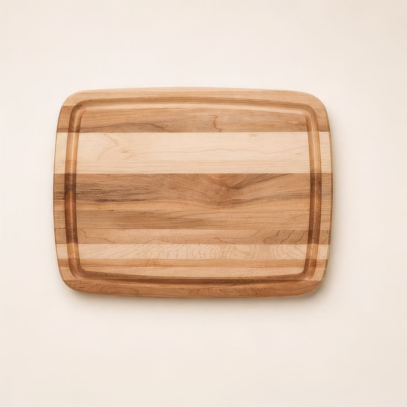Montrose maple cutting board alternate product angle for corporate gifting by Write On Wood.