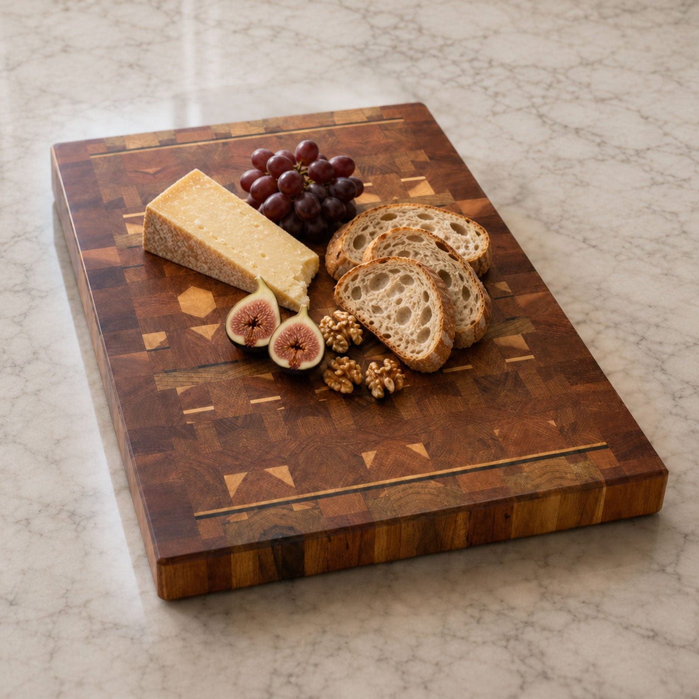Signature Series - S001 lifestyle food presentation for corporate gifting by Write On Wood.