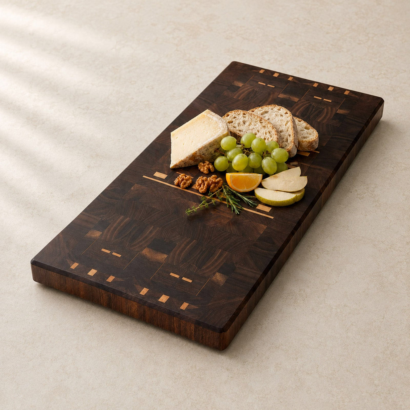 Signature Series - S003 lifestyle food presentation for corporate gifting by Write On Wood.
