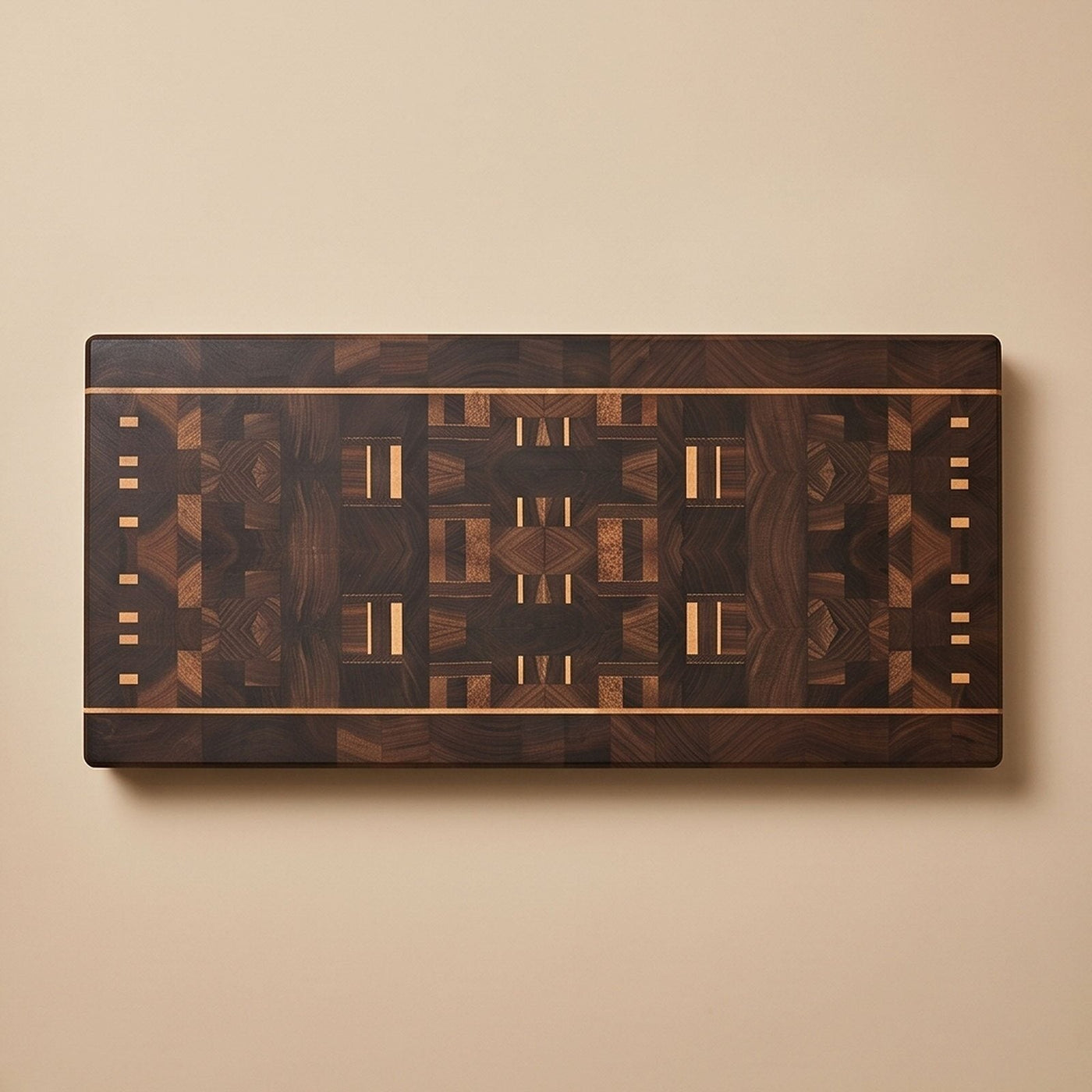 Signature Series S005 blank hardwood board alternate product angle for corporate gifting by Write On Wood.
