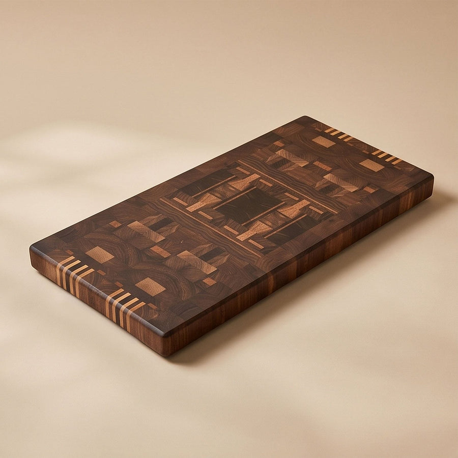 Signature Series S006 blank hardwood board primary product view for corporate gifting by Write On Wood.