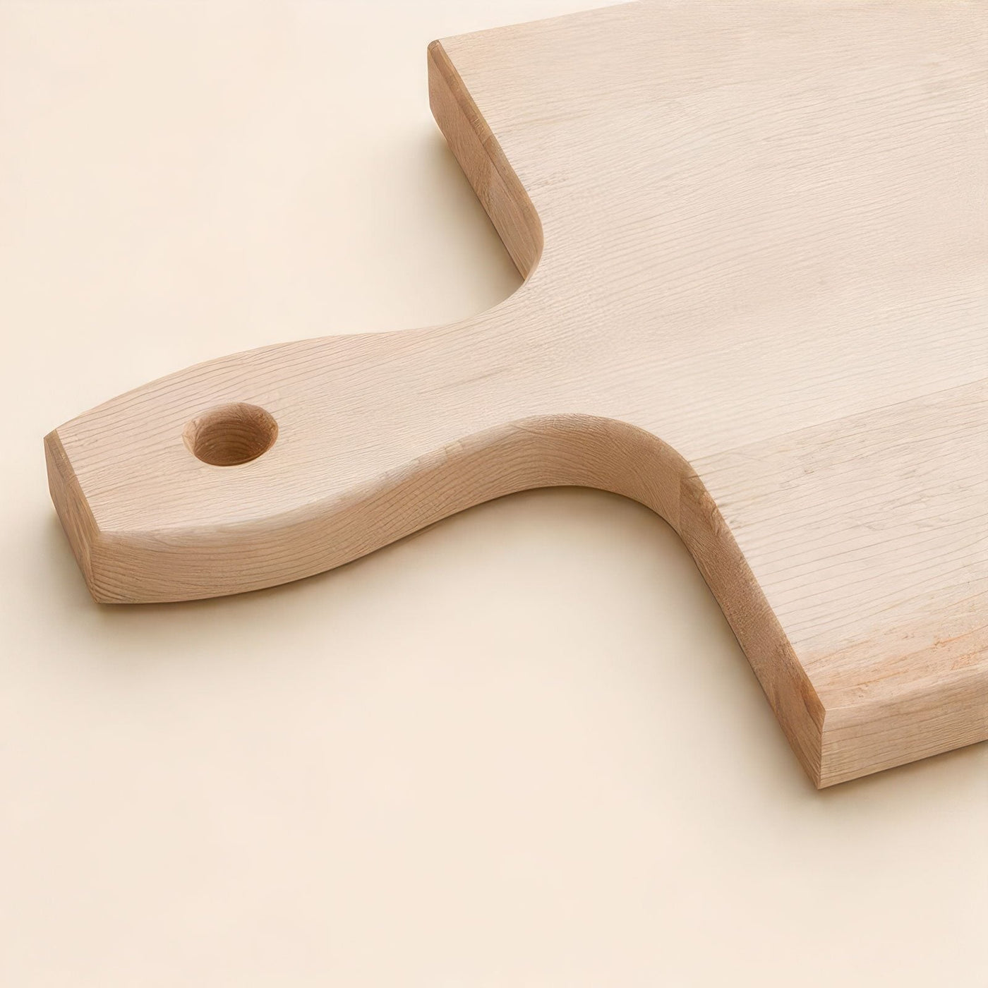 Yaletown maple cutting board detail view for corporate gifting by Write On Wood.